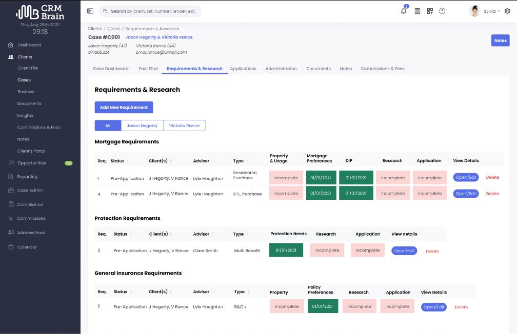 CRM Brain — For Mortgage Advisors