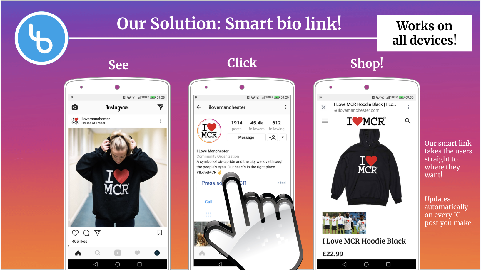 Link Big — Shoppable Instagram